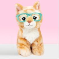 Плюшено коте с очила Рей Бен 16 см Studio Pets