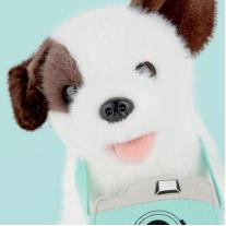Плюшено куче Муци16 см Studio Pets