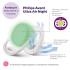 Светещи в тъмното ортодонтични залъгалки Philips Avent Ultra Air Night 6-18м розови с декорация Звезда и надпис Dreams