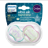 Светещи в тъмното ортодонтични залъгалки Philips Avent Ultra Air Night 0-6м с декорация Пеперуда и надпис Dreams