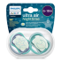 Светещи в тъмното ортодонтични залъгалки Philips Avent Ultra Air Night 6-18м сини с декорация Звезда и Луна