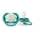 Светещи в тъмното ортодонтични залъгалки Philips Avent Ultra Air Night 6-18м сини с декорация Звезда и Луна