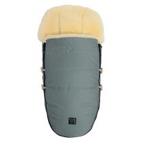 Термочувал за детска количка с овча вълна Kaiser, Love the Nature, Slit Green