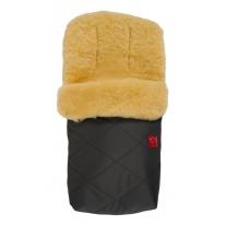 Термочувал за детска количка с овча вълна Kaiser Natura, Anthracite