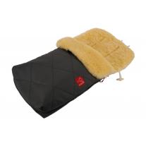 Термочувал за детска количка с овча вълна Kaiser Natura, Anthracite