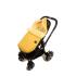 Термочувал за детска количка с овча вълна Kaiser, Natura, Mustard Yellow