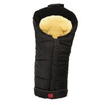 Термочувал за детска количка с овча вълна Kaiser SHEEPY, Black