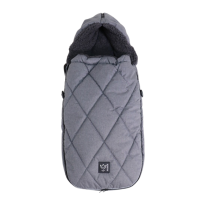 Термочувал за детска количка с овча вълна Kaiser, XL Too, Black Melange