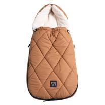 Термочувал за детска количка с овча вълна Kaiser, XL Too, Camel/Creme