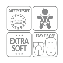 Термочувал за детска количка Wallaboo, Baby Black