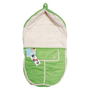 Термочувал за детска количка Wallaboo, Lime Green