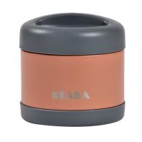 Термос за храна от неръждаема стомана 500 мл, Beaba, Terracotta