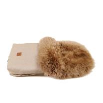 Термочувал за детска количка с овча кожа Kaiser Kaiser Nelly, Sand Melange/Cappuccino