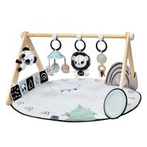 Активна гимнастика с дървена рамка Tiny Love Luxe Gymini Black&White Décor