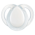Ортодонтични залъгалки Tommee Tippee NIGHT TIME 0-6м, в бяло и синьо, в кутия за стерилизиране