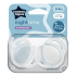 Ортодонтични залъгалки Tommee Tippee NIGHT TIME 0-6м, в бяло и синьо, в кутия за стерилизиране