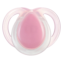 Ортодонтични залъгалки Tommee Tippee NIGHT TIME 0-6м, в розово, в кутия за стерилизиране