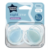 Ортодонтични залъгалки Tommee Tippee NIGHT TIME 0-6м, в синьо, в кутия за стерилизиране