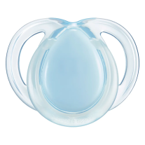 Ортодонтични залъгалки Tommee Tippee NIGHT TIME 0-6м, в синьо, в кутия за стерилизиране