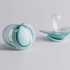 Ортодонтични залъгалки Tommee Tippee NIGHT TIME 0-6м, в синьо, в кутия за стерилизиране