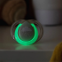 Ортодонтични залъгалки Tommee Tippee NIGHT TIME, 0-6м, оранжева и зелена с декор луна, в кутия за стерилизиране