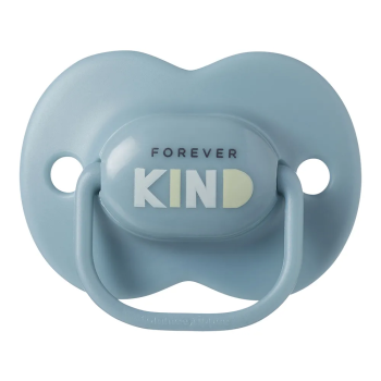 Ортодонтични залъгалки Tommee Tippee ANY TIME 6-18м, синя и зелена с декор KIND, в кутия за стерилизиране