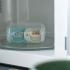 Ортодонтични залъгалки Tommee Tippee ANY TIME 0-6м бежова и синя с декор KIND в кутия за стерилизиране
