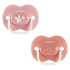 Ортодонтични залъгалки Tommee Tippee ANY TIME 18-36м, пастелно и розово с декор Пеперуда, в кутия за стерилизиране