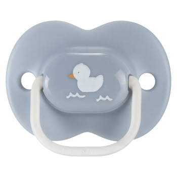 Ортодонтични залъгалки Tommee Tippee ANY TIME 18-36м, зелено и синьо с декор Пате, в кутия за стерилизиране