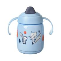  Неразливаща се чаша с мек накрайник и дръжки Tommee Tippee Superstar Bacshield Синя