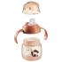 Неразливаща се чаша с мек накрайник и дръжки Tommee Tippee Soft Spout Bacshield Розова