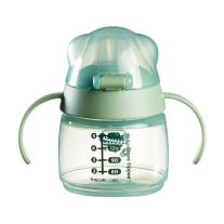 Неразливаща се чаша с мек накрайник и дръжки Tommee Tippee Soft Spout Bacshield Зелена