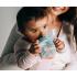 Неразливаща се чаша с мек накрайник и дръжки Tommee Tippee Soft Spout Bacshield Синя