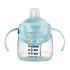 Неразливаща се чаша с мек накрайник и дръжки Tommee Tippee Soft Spout Bacshield Синя