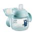 Неразливаща се чаша с мек накрайник и дръжки Tommee Tippee Soft Spout Bacshield Синя