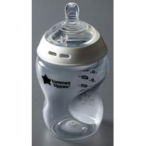Самостерилизиращо се бебешко шише за хранене Tommee Tippee Natural Start 260 мл