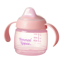 Неразливаща се чаша с мек накрайник Tommee Tippee STARTER SPOUT 150мл 4м+, Розова