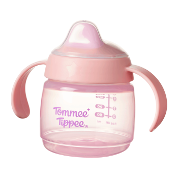 Неразливаща се чаша с мек накрайник Tommee Tippee STARTER SPOUT 150мл 4м+, Розова