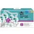 Комплект от самостерилизиращи се бебешки шишета за хранене Tommee Tippee Advanced Anti-Colic+, биберони, залъгалки и четка за почистване на шишета