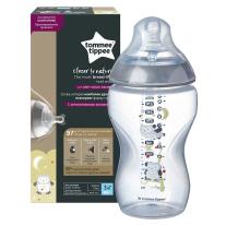 Бебешко шише за хранене Tommee Tippee Easi-Vent Бухали 340 мл