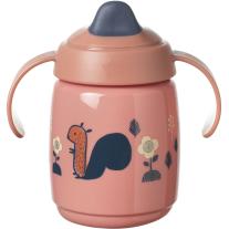 Неразливаща се чаша с мек накрайник, дръжки и антибактериално покритие Tommee Tippee SuperStar Trainer Sippee Cup 6м+