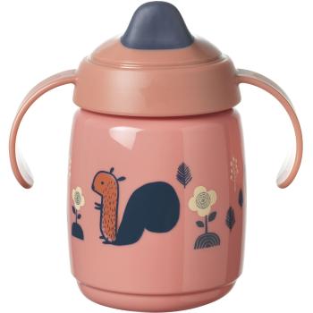 Неразливаща се чаша с мек накрайник, дръжки и антибактериално покритие Tommee Tippee SuperStar Trainer Sippee Cup 6м+