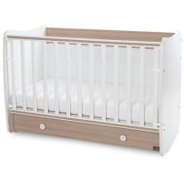 Трансформиращо се легло Lorelli - Dream, 70 х 140, бяло и кехлибар