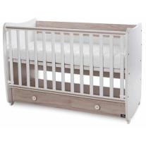 Трансформиращо се легло Lorelli - Dream, 70 х 140 cm, бяло/светъл дъб