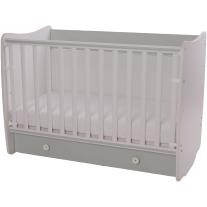 Трансформиращо се легло-люлка Lorelli - Dream, бяло и млечно зелено, 60 х 120 cm