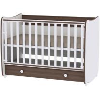 Трансформиращо се легло-люлка Lorelli - Dream, бяло и розова орхидея, 60 х 120 cm