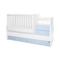 Трансформиращо се легло Lorelli - Combo, 172 x 72 cm, baby blue