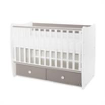 Трансформиращо се легло Lorelli - Matrix, 60 х 120 cm, бяло/string