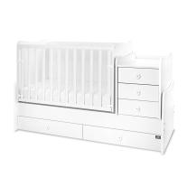 Трансформиращо се легло Lorelli - Maxi Plus, 70 х 160 cm, бяло