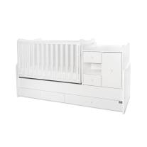 Трансформиращо се легло Lorelli - MiniMax 190/72 см, бяло